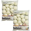 BOLSIUS Unscented 1.75" Floating Candles - Pure Rich Creamy Ivory,