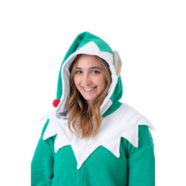 Santa's Elf Kigurumi Unisex Adult Onesie Pajamas Animal One Piece Costume Cosplay Sleepwear