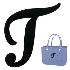 TOYORK - Dijes para bolsa de Bogg, accesorios decorativos para bolsa de Bogg, letras del alfabeto para playa, bolsa de playa de goma
