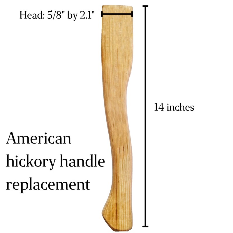 2 pack American Hickory Axe handle replacement for 14" axes