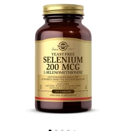 Solgar Yeast-Free Selenium 200 Mcg 250 Tablet