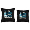 My Life Needs More Sambuca Bartender Bartending Mixologist Throw Pillow