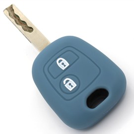 Finest Folia Schlssel Hlle PEC fr 2 Tasten Autoschlssel Silikon Cover von Finest-Folia (Aschgrau)