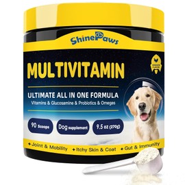 Dog Vitamins Powder, Daily Essential Supplements, 9.52 oz