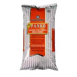 Kikkoman Panko Japanese Style Toasted Bread Crumbs 2.5 lbs for Cooking