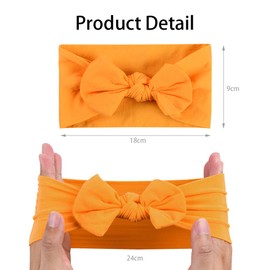 Aolso Baby Girl Headbands, 3pcs Baby Headbands Hair Bands, Newborn Headbands Baby Girl Bows, Toddler Hairbands and Bows Child Hair Accessories