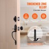 VEVOR Front Door Handle and Deadbolt Set Matte Black Front