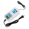 Temperature Controller Digital Dual Display Electronic Control Socket 10A WT‑1009
