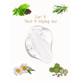 NeoCurly Light Hold Hair Styling Gel, Clear Natural Hair Gel Pomade for Shaping Curly Hair, Waves, Twists – Hydrating No Flake Moisturizing Wet Look Smooth & Shine Curl Texturizer for Women & Men