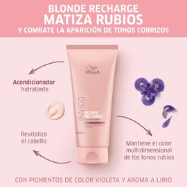 Wella Professionals Invigo Blonde Recharge Acondicionador Matizador Rubios