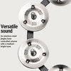 MEINL Percussion HTHH1BK Headliner Series Hihat Tambourine Stainless Steel 1row