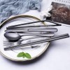 Portable Stainless Steel Flatware Set - Travel Camping Cutlery, Portable