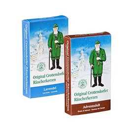 Crottendorfer Räucherkerzen - Various Christmas fragrances in a set of 2.