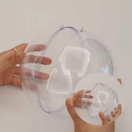 투명 원형 캡슐 16cm 트리 장식 비품 플라스틱 오너먼트 가챠 캡슐 빈볼 캡슐 Transparent Round Capsule 16cm Tree Decoration Supplies Plastic Ornament Gacha Capsule Empty Ball Capsule