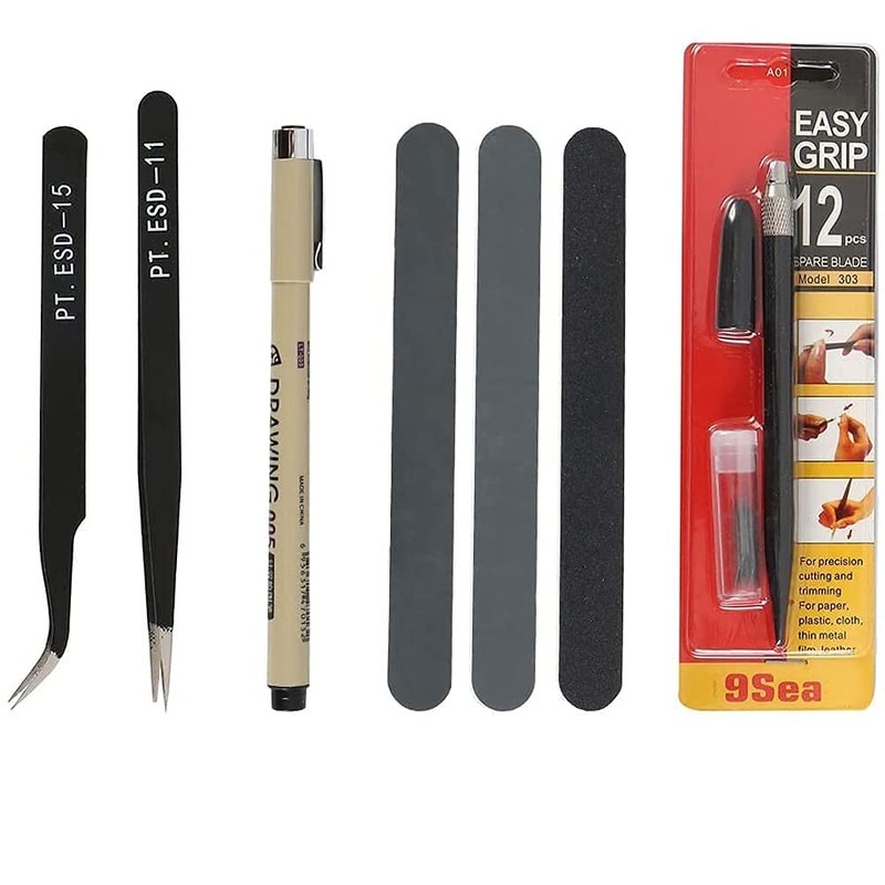 MMOBIEL 21 Pcs Gundam Model Tool Kit Hobby Building Craft