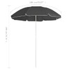 Garden Parasol Anthracite 100% Polyester, Steel 70.9 in arc Length,