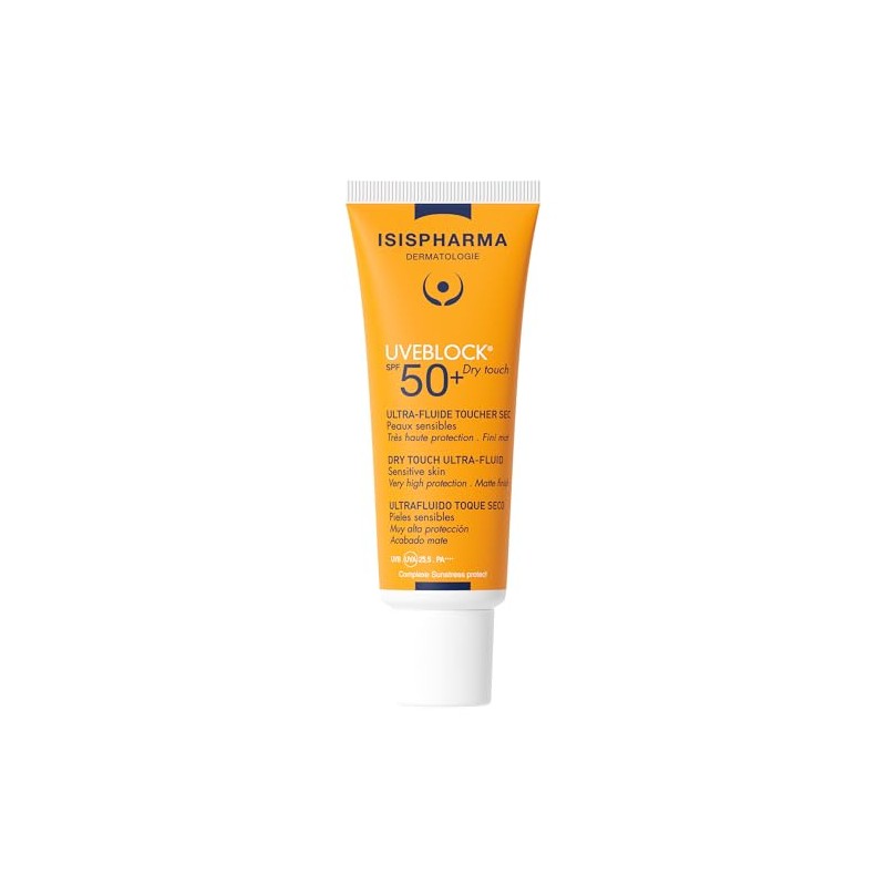 Isispharma Uveblock Spf50+ Tacto Seco Ultrafluido Alta Protección - Tacto