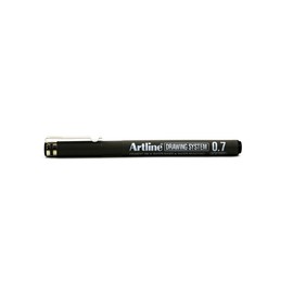 Fineliner Artline 0.7 mm Black Pack of 12
