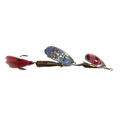 Dam Tandem Dressed Spinner silver red 10 g