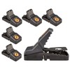 Bullseye 6 Pack - Mouse Traps with Teeth - Indoor/Outdoor,