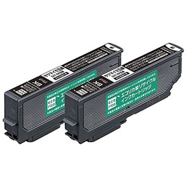 Ecolica Epson SAT-BK Compatible Recycled Ink, Black, 2-Pack, ECI-ESATB-2P, Remaining Level Indicator Compatible