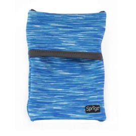 Sprigs Banjees 2 Pocket Wrist Wallet - Blue Melange/Gray, One Size Fits Most