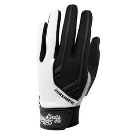 Rawlings 1050 Workhorse Youth Batting Gloves, Black, Small