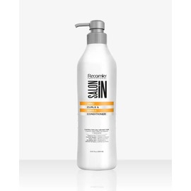 RECAMIER 43815 Anti-Frizz Proffesional Conditioner Volume Control for Curly and Weavy Hair 33.81 fl.oz Acondicionador Tratamiento Reparador para Cabello Rizado 1000 mL