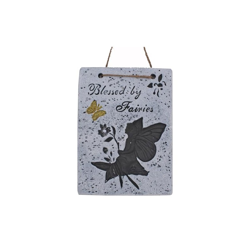 Widdle Gifts Fairy Garden 18cm Wall Plaque Design With Engraved