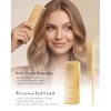 Juego de 4 cepillos de bambú para el cabello, cepillo