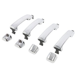 Aspaton Exterior Door Handle 4Pcs Compatible with Tundra 2007-2020 Chrome Front Rear Driver Passenger Side 69210-0C020 69217-0C020 69217-0C040