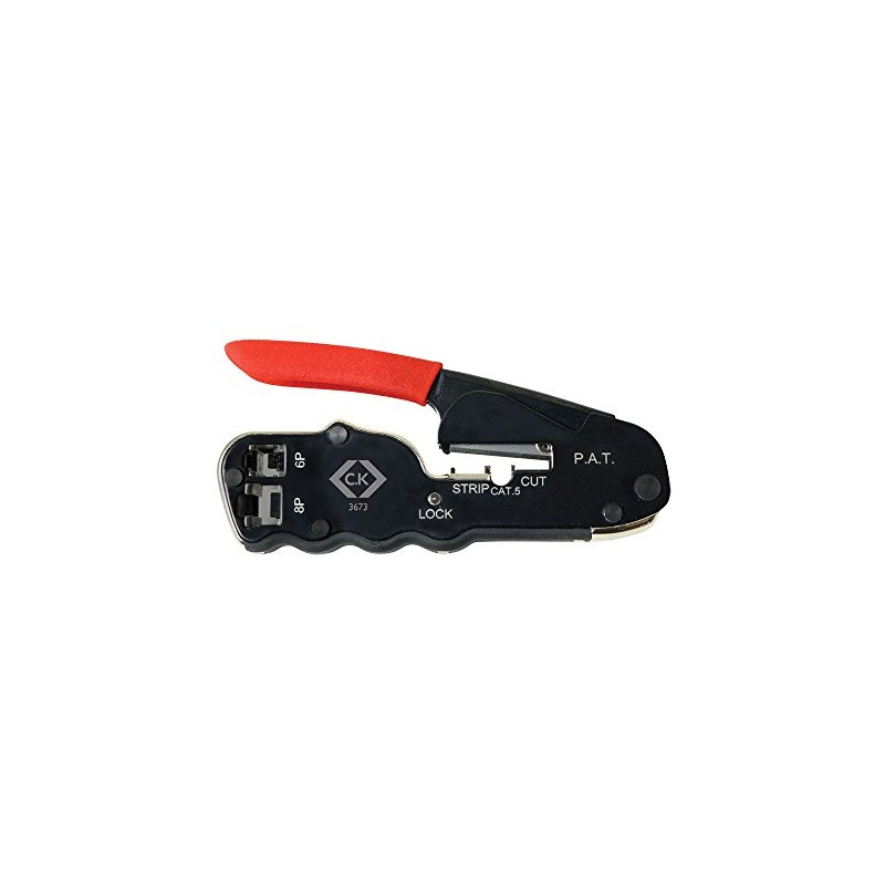 C.K T3673 Compact Crimper for Modular Plugs - Multi-Colour