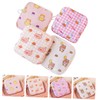 Ipetboom 4Pcs Cute Animal Portable Tampon Holder Set Multi-Function Sanitary