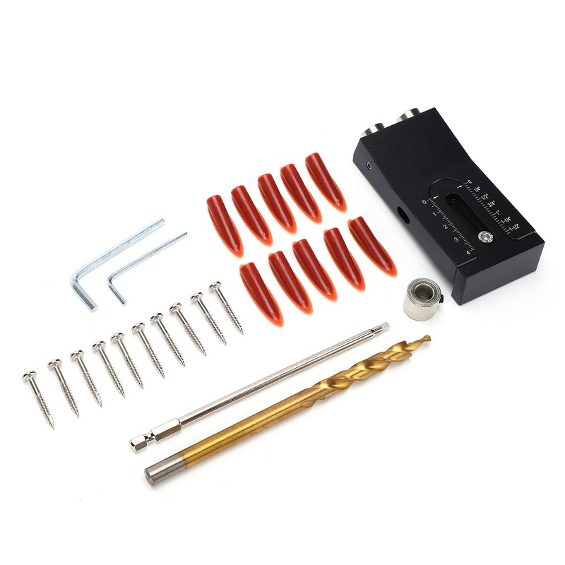 2‑Hole Drilling Guide Locator 15 Degree Positioner Tools Kit for