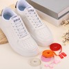 sourcing map 4 Pack Elastic Tieless Shoe Laces No Tie