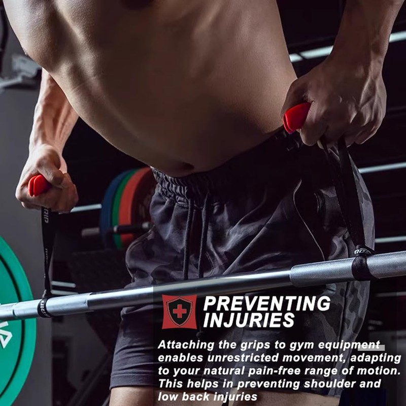 Pull Up Handles Fitness Strap Heavy Duty Cable Machine Grips