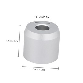 minkissy Manual Shaving Brush Stand Razor Holder Chrome Barber Tools Smooth Edges Safe