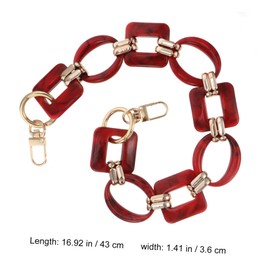 COHEALI 2pcs Handbag Chain Practical Replacement Purse Strap for Fashionable Decoration Retro Style for Birthdays Christmas Special Occasions