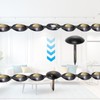 Antrader Upholstery Tacks Strips 10Pcs 1Meters Decorative Nail Strips Trim