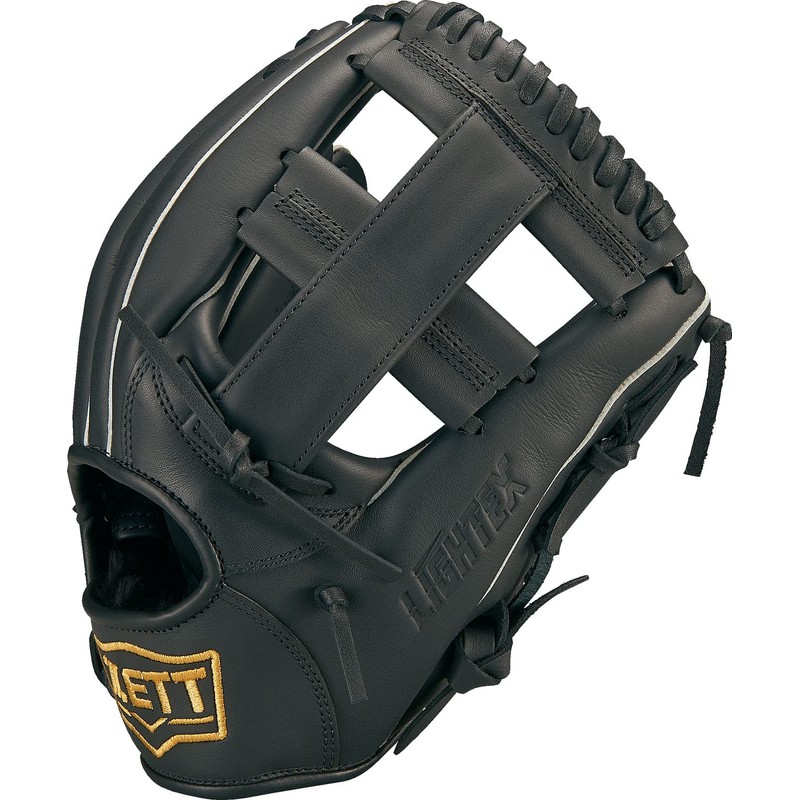 ZETT BSGB3920A Soft Baseball Glove Litex All-Round Right Throw Black