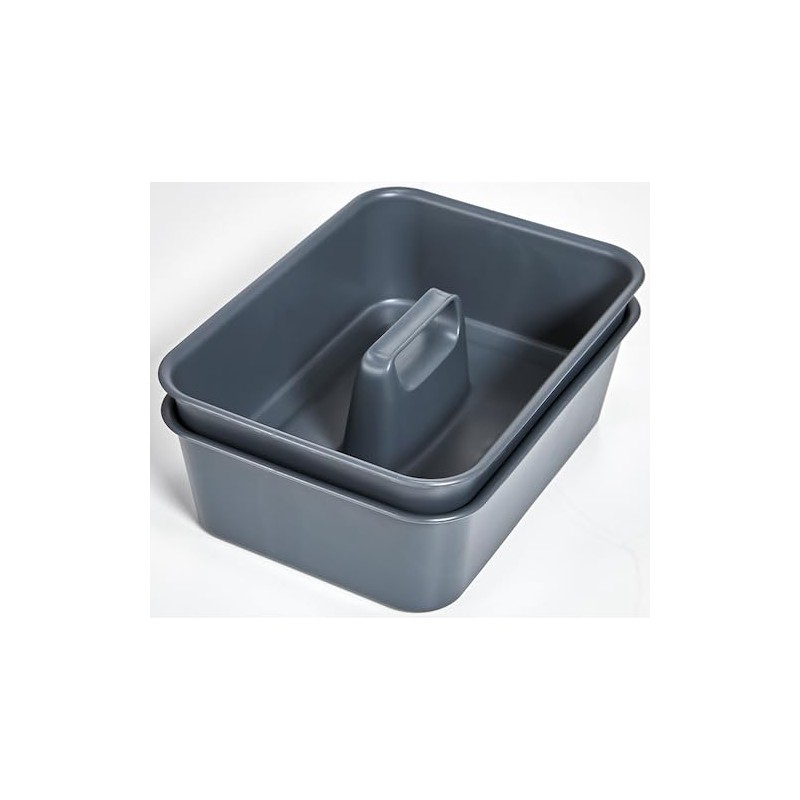 TRUSCO Soft Tote Tray, Dark Gray KTLPE-DG