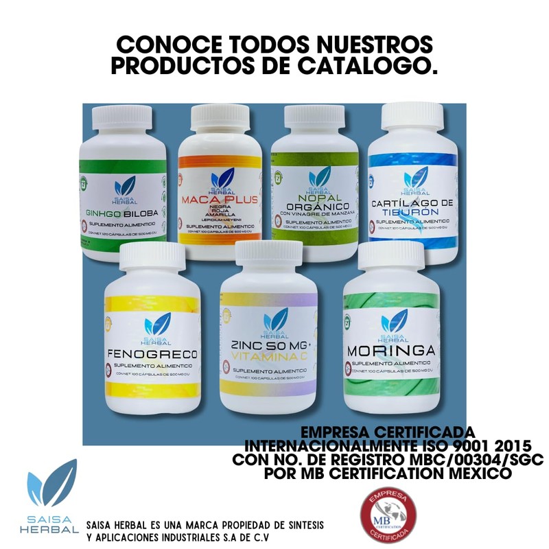 L-treonato De Magnesio 100% Puro con 60 Cápsulas SAISA HERBAL