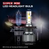 CHUSYYRAY 9003 H4 White LED High/Low Beam Headlight Bulbs Kit