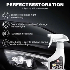 teqnizo Automotive Headlamp Restoration Fluid Kit, 2025 New Headlight Restoration Kit,Multifunctional Car Headlight Polishing, Durable Headlight Repair Kit for All Vehicle Types (1Set)