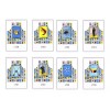 Texben 16 Mandiles Para Cocina Sublimados Lotería Mexicana