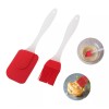 Importeek Espatula Miserable + Brocha Silicon Reposteria Cocina Pastel