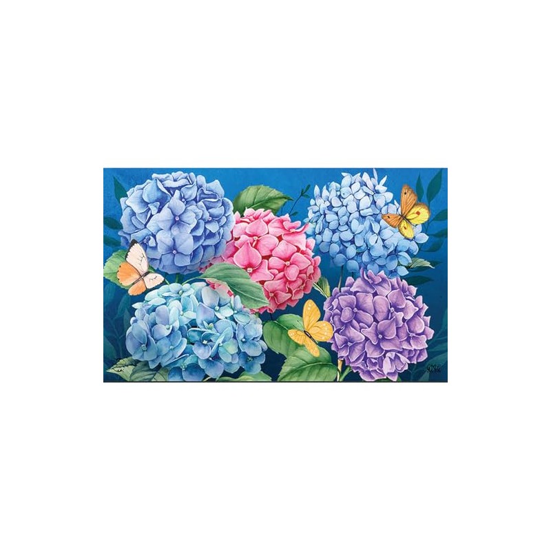 Briarwood Lane Colorful Hydrangeas Doormat