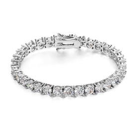 Michooyel Tennis Bracelet Iced Out Bracelet Prong-Setting 5A Cubic Zirconia Bracelet for Men Women 3mm 4mm 5mm 6mm, 6.5/7/8/9 Inches