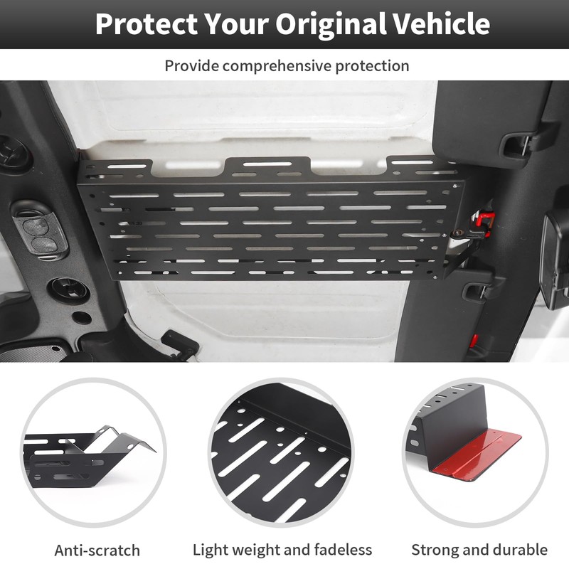 CheroCar Roof Rack Overhead Molle Panel Accessories Compatible with 2007-2018