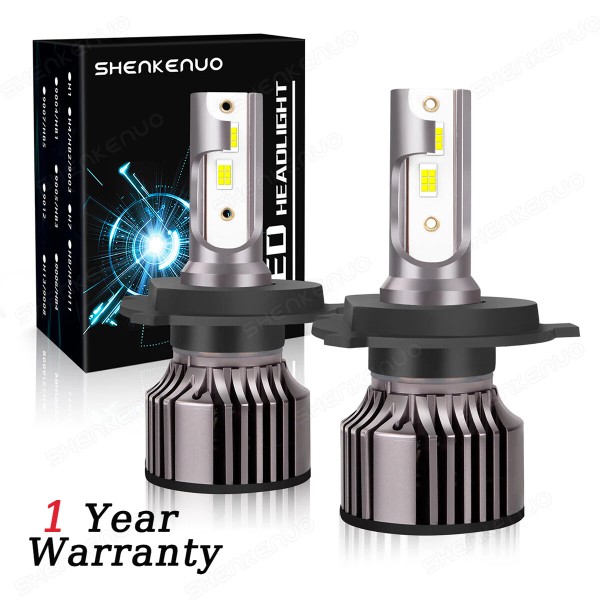 SHENKENUO Bombillos LED Focos Para Auto Carro H4 Luz De